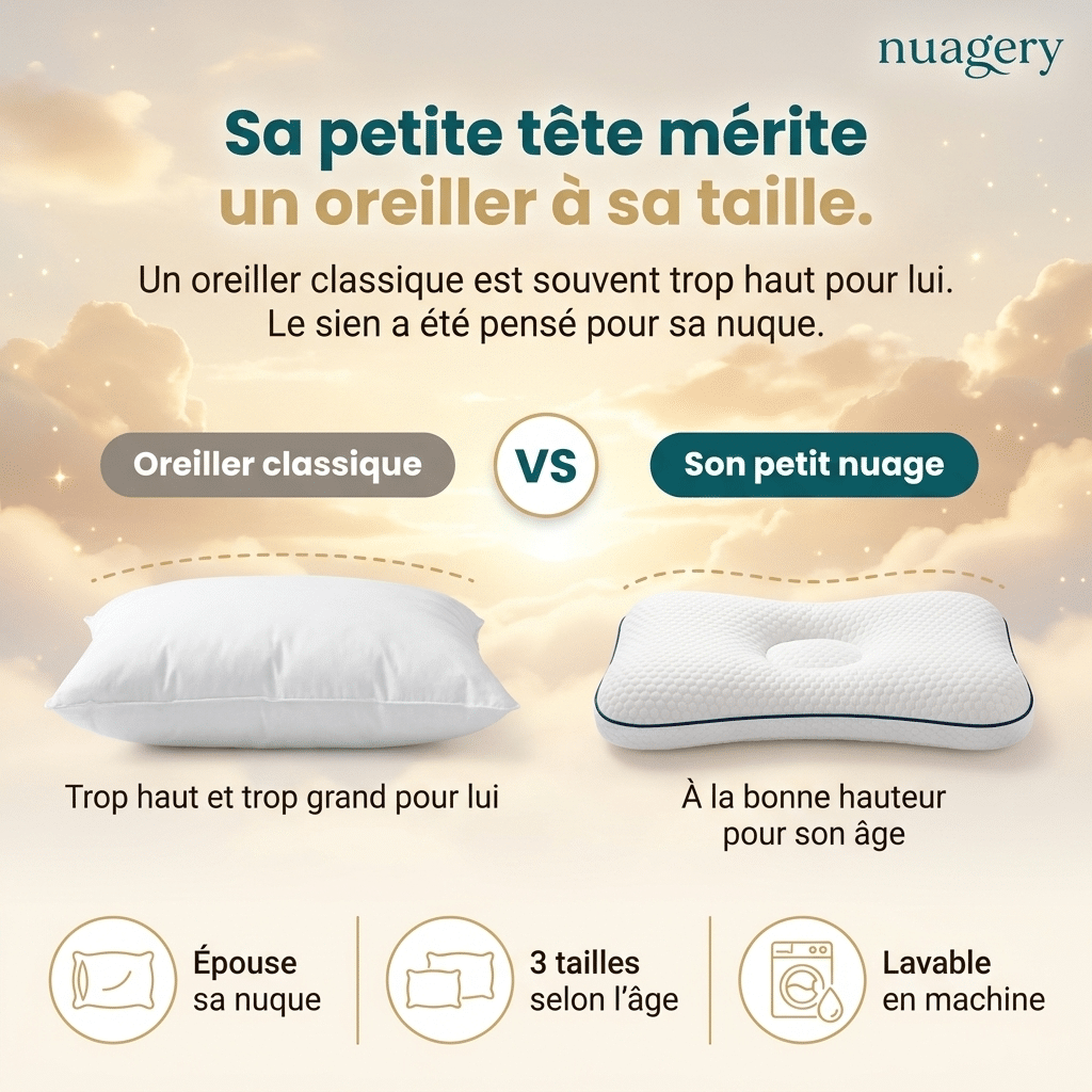 Oreiller enfant comparatif autre oreiller